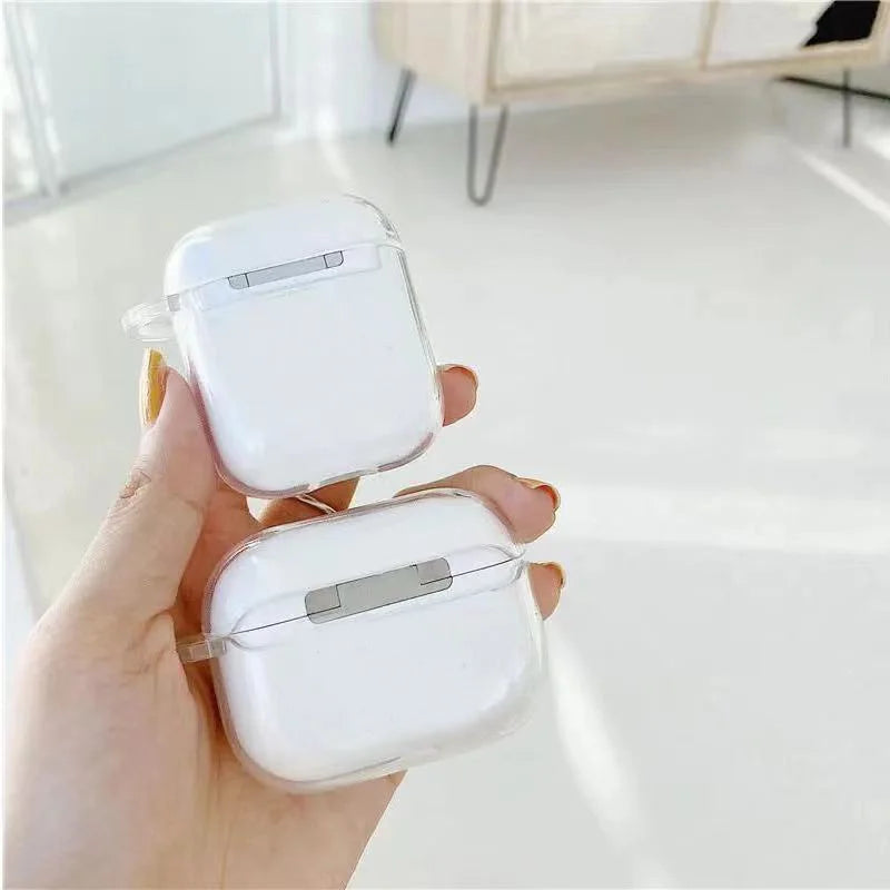 Cartoon Soft Case for AirPods 1 2 Pro 3 4 Wirless Bluetooth Headphone Cover Anime Transparent Earphone Shell for Pro2
