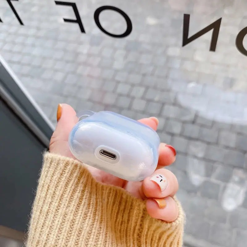 Cartoon Soft Case for AirPods 1 2 Pro 3 4 Wirless Bluetooth Headphone Cover Anime Transparent Earphone Shell for Pro2